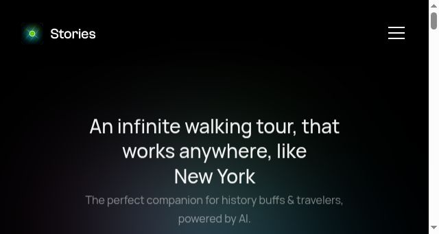Screenshot of getstories.app