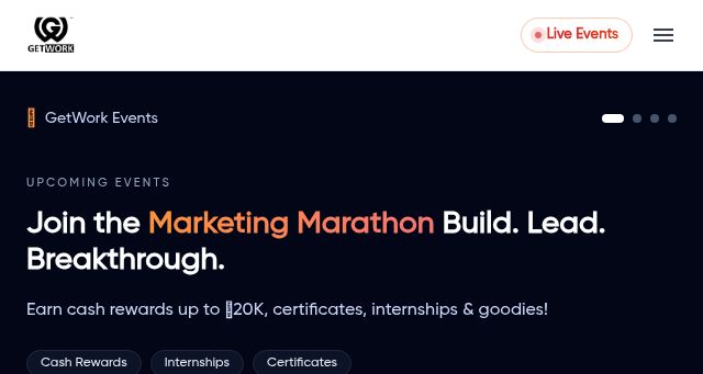 Screenshot of getwork.org