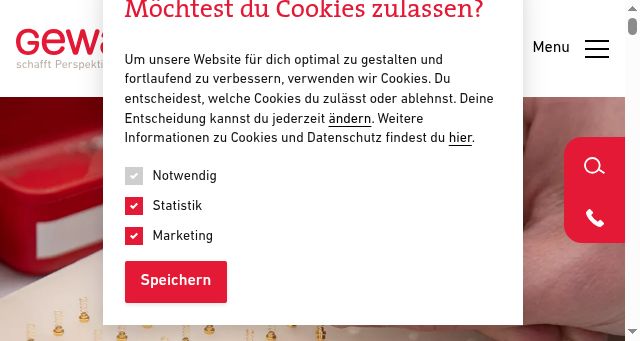 Screenshot of gewa-montage.ch