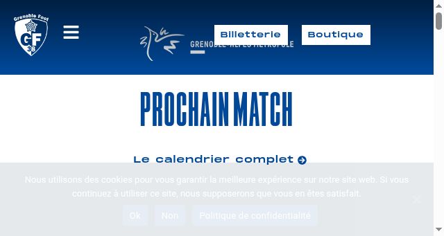 Screenshot of gf38.fr