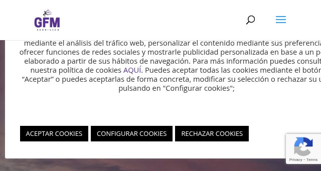 Screenshot of gfmservicios.com