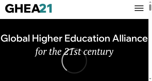 Screenshot of ghea21.org