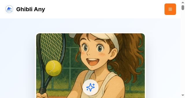Screenshot of ghibliany.me