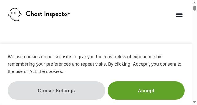 Screenshot of ghostinspector.com