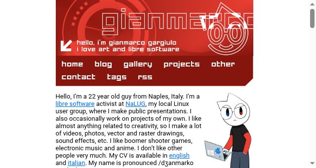 Screenshot of gianmarco.gg