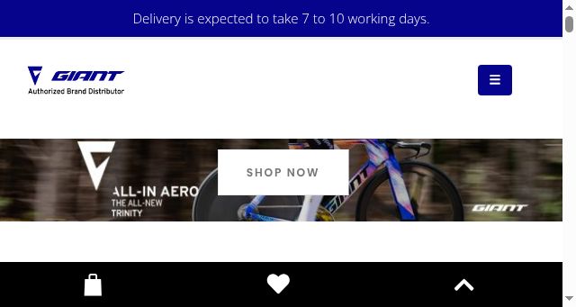 Screenshot of giant-bicycles.ae
