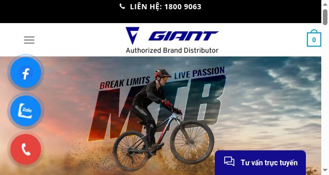 Screenshot of giant.vn