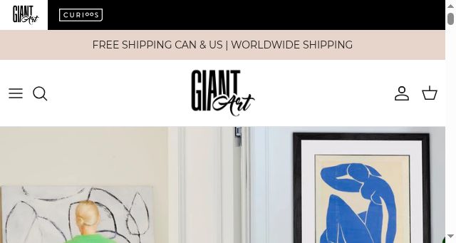 Screenshot of giantart.com