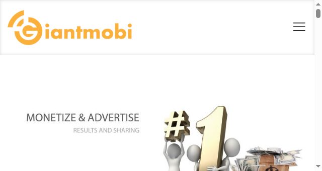 Screenshot of giantmobi.com