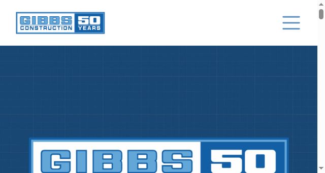 Screenshot of gibbsconstruction.com