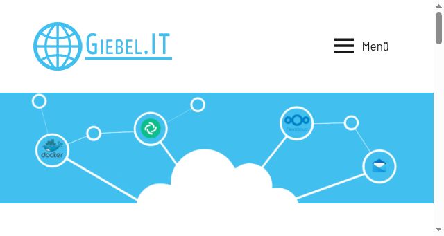 Screenshot of giebel.it