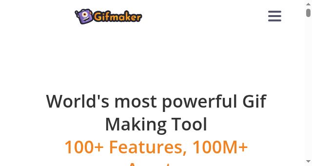 Screenshot of gifmaker.com
