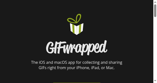 Screenshot of gifwrapped.co