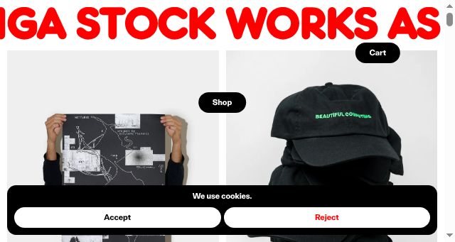 Screenshot of gigastock.net