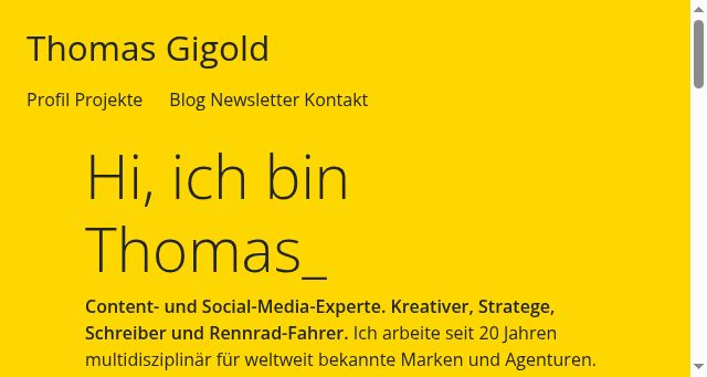 Screenshot of gigold.me