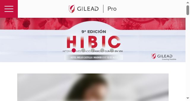 Screenshot of gileadpro.es