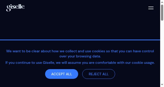 Screenshot of giselles.ai