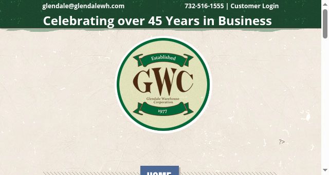 Screenshot of glendalewarehouse.com