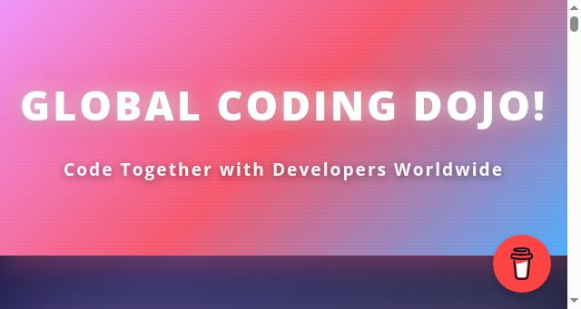 Screenshot of globalcodingdojo.org
