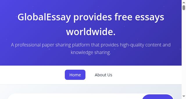 Screenshot of globalessay.org
