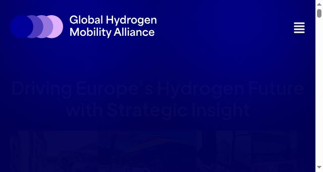 Screenshot of globalh2mobilityalliance.org