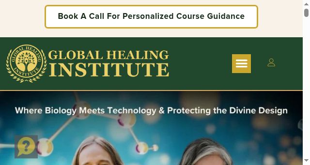 Screenshot of globalhealinginstitute.org