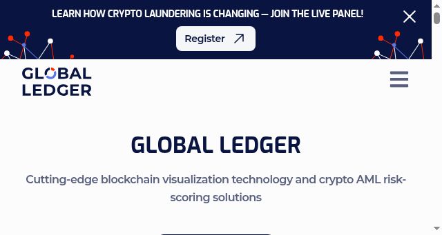Screenshot of globalledger.io