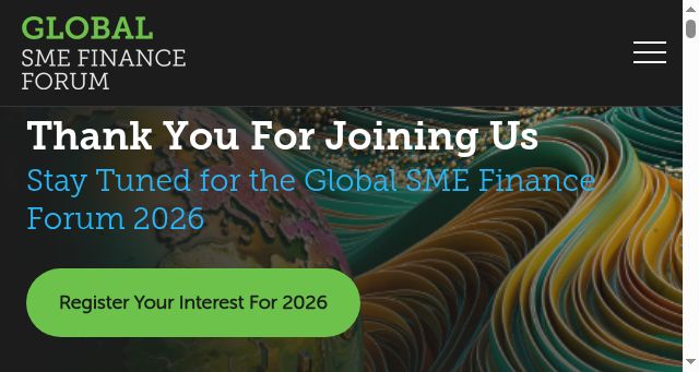 Screenshot of globalsmefinanceforum.com