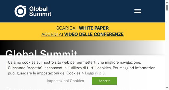 Screenshot of globalsummit.it