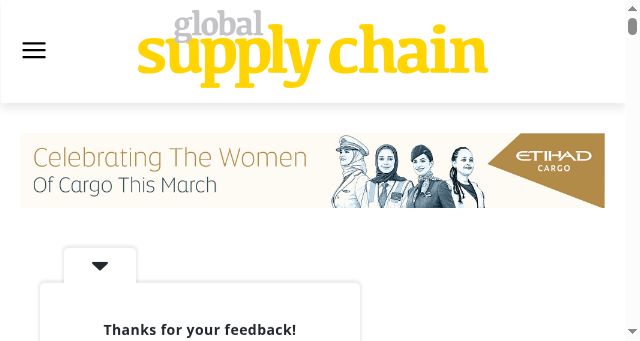 Screenshot of globalsupplychainme.com