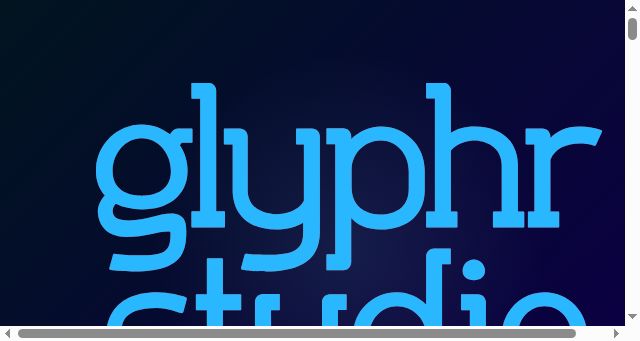 Screenshot of glyphrstudio.com