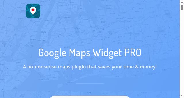 Screenshot of gmapswidget.com