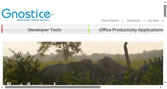 Screenshot of gnostice.com