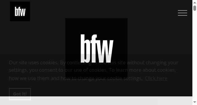Screenshot of gobfw.com