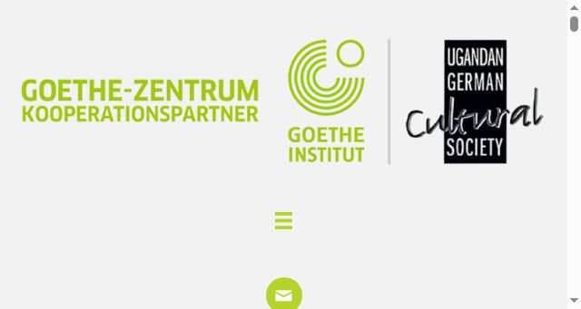 Screenshot of goethezentrumkampala.org