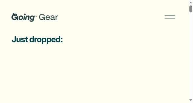 Screenshot of goinggear.shop