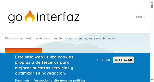 Screenshot of gointerfaz.es