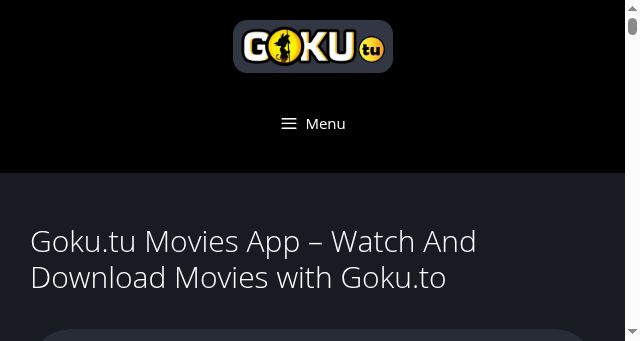 Screenshot of gokutumovie.com
