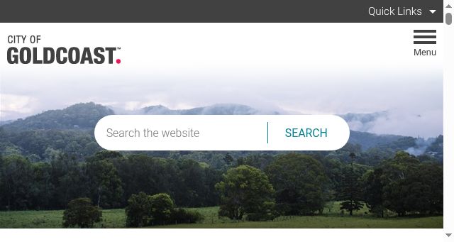 Screenshot of goldcoast.qld.gov.au