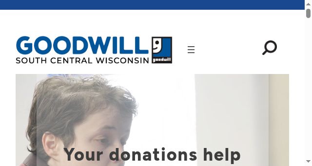 Screenshot of goodwillscwi.org