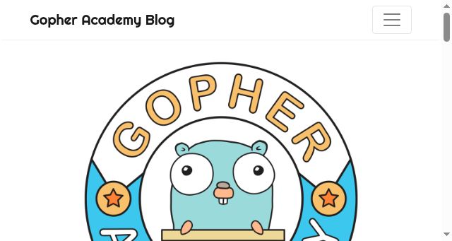 Screenshot of gopheracademy.com