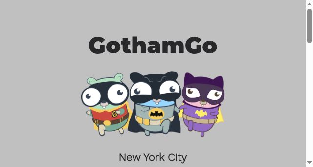 Screenshot of gothamgo.com