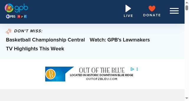 Screenshot of gpb.org