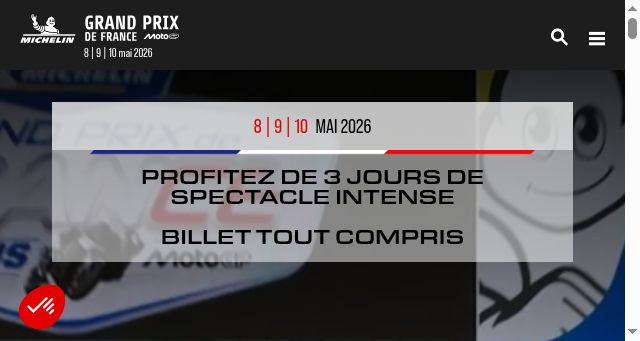 Screenshot of gpfrancemoto.com