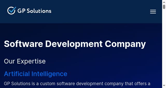 Screenshot of gpsolutions.com
