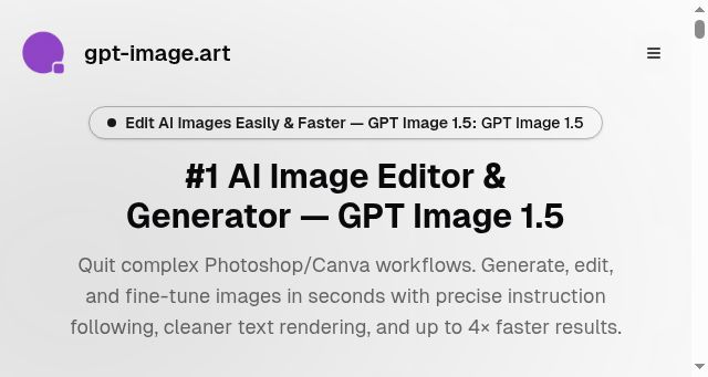 Screenshot of gpt-image.art