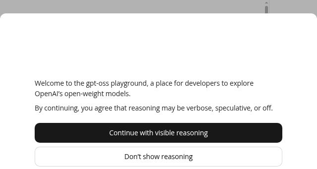 Screenshot of gpt-oss.com
