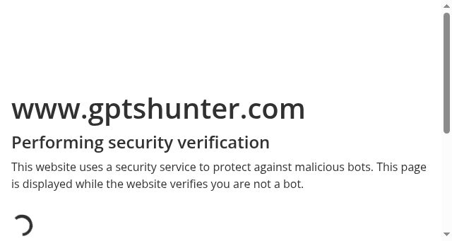 Screenshot of gptshunter.com