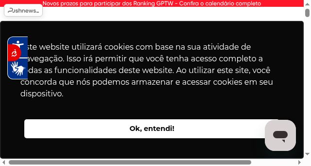 Screenshot of gptw.com.br