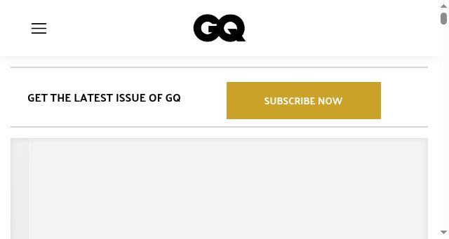 Screenshot of gq.co.za